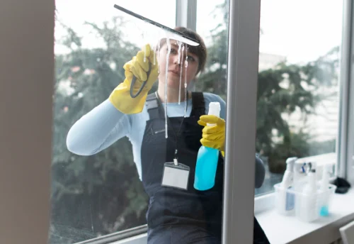 Nettoyage de vitres intérieures et extérieures à Clénay